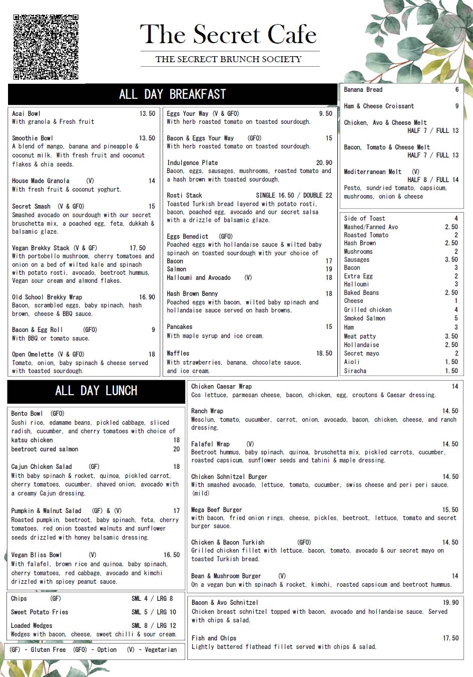 The Secret Cafe Charmhaven